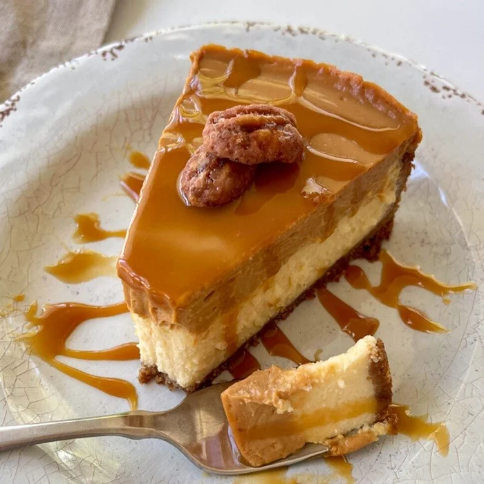 Cheesecake s dulce de leche