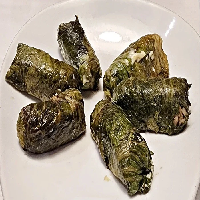 Plnené vinné listy dolma