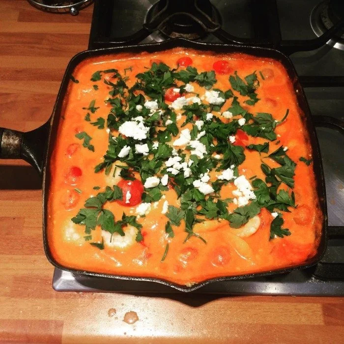 Grécke garides saganaki