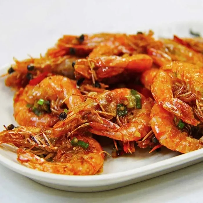 Jamajské pepper shrimp