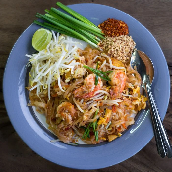 Pad thai s krevetami