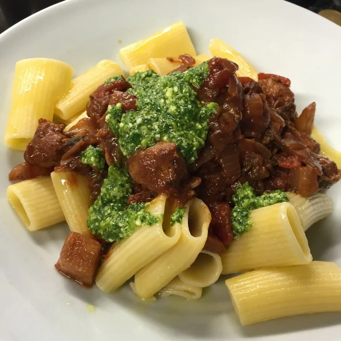 Rigatoni s feniklovou klobásou