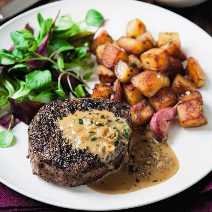 Francúzsky steak Diane