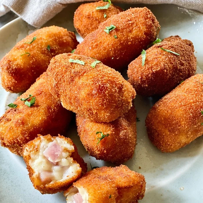 Šunkové krokety