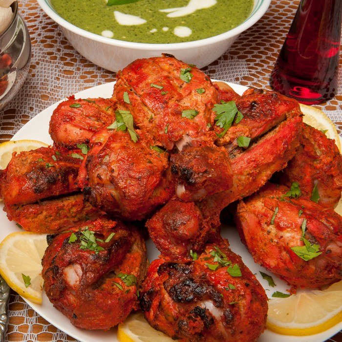 Indické tandoori kura