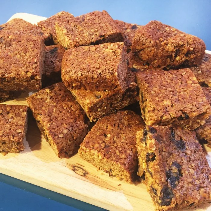 Vianočný puding flapjack